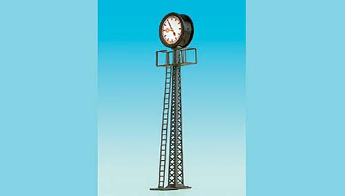 Brawa 4573 - Uhr auf Mast mit Podest beleuchtet Höhe 52 mm Ersatzbirne 3293