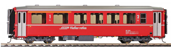 Bemo 9556145 - RhB AB 1545 EW I ref Reisezugwagen rot