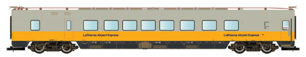 LSModels 16507 - Lufthansa Airport Express Speisewagen Ergänzungswagen Ep.4b gelb/grau, Wechselstrom