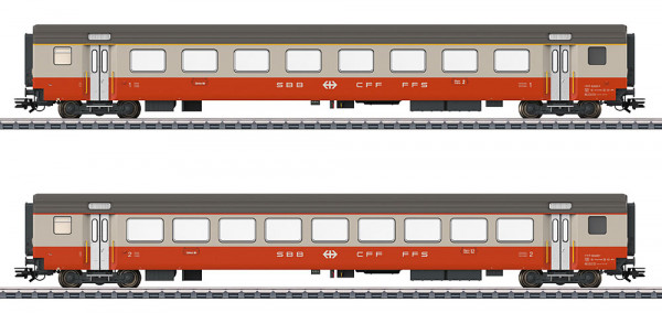 Märklin 42191 - SBB Set 2-teilig Reisezugwagen "Swiss-Express" Ep. 4, Teil 2