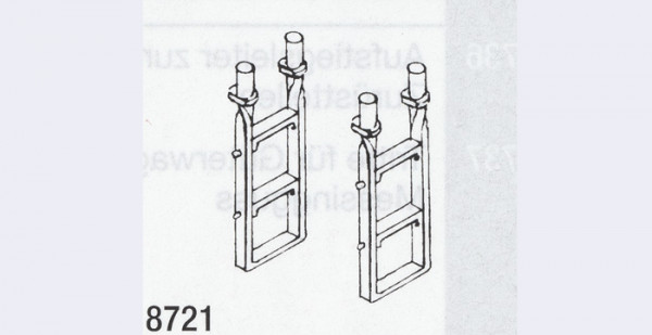 Weinert 8721 - Tritte für Umlauf f.Preuß.Loks