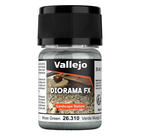 Vallejo 726310 - Moos-Grün, 0,1 - 1,0 mm, 35 m