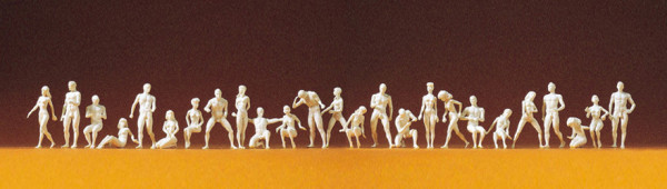 Preiser 16400 - Modellfiguren »Adam und Eva« 26 unbemalte Modellfiguren Kombinationsbausatz Material