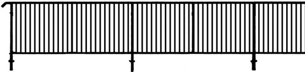 Weinert 3252 - Gitter f.Brücken 84 cm 1St H0