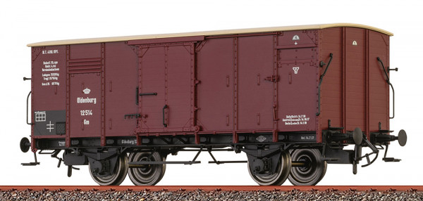 Brawa 51244 - H0 Gedeckter Güterwagen Gm GOS