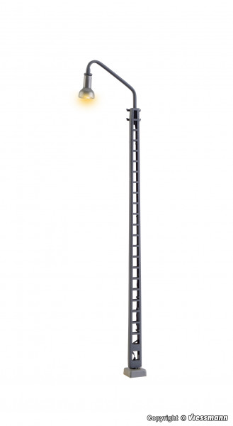 Viessmann 63841 - Bahnbetriebswerkleuchte mit Kontaktstecksockel, LED warmweiß
