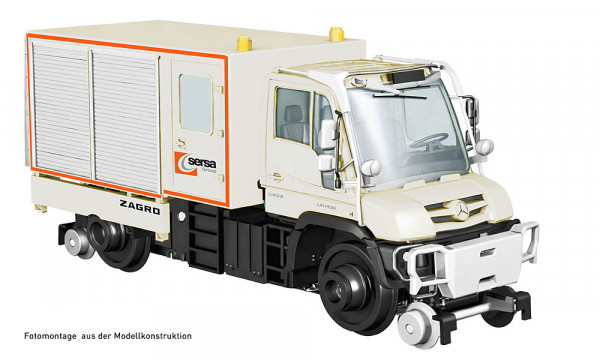 Hobbytrain H43202S - Zweiwege Unimog U423 Sersa, Ep.VI, Sound