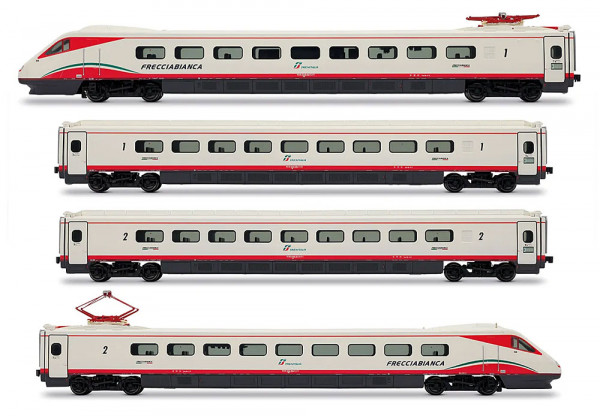 Rivarossi HR2962S - FS Hochgeschwndigkeitszug mit Neigetechnik ETR 470 4-teilig Ep.5, Grundset, DCC