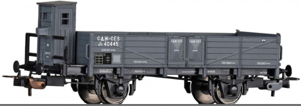 Tillig 77011 - CES offener Güterwagen mit Bremserhaus grau Ep.2