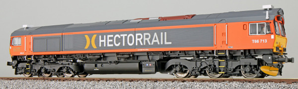 ESU 31284 - Hectorail Diesellok T66 713 grau/orange Ep.6, DC/AC mit Sound + Rauch