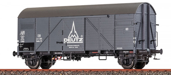 Brawa 51190 - DB gedeckter Güterwagen Gmhs35 „Deutz“ Ep.3