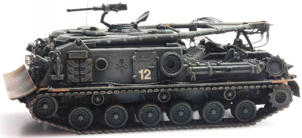 Artitec 6870291 - US M88 ARV, waldgrün, Zugverladung Fertigmodell aus Resin, lackiert
