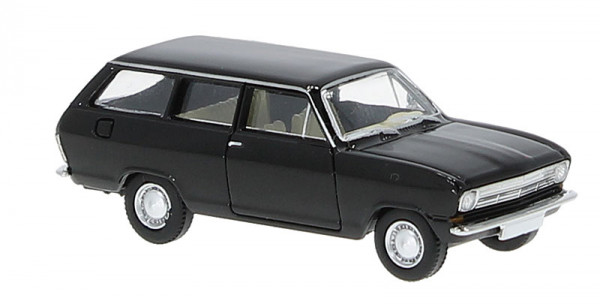 Brekina 20439 - Opel Kadett B Caravan, schwarz, 1965