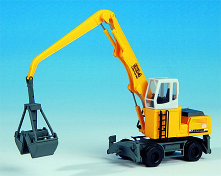 Kibri 11286 - LIEBHERR 934 Umschlaggerät mit Greifer variabel bis 16,5x4x10 cm