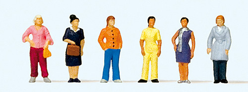 Preiser 79222 - Stehende Frauen 6 teilig handbemalt