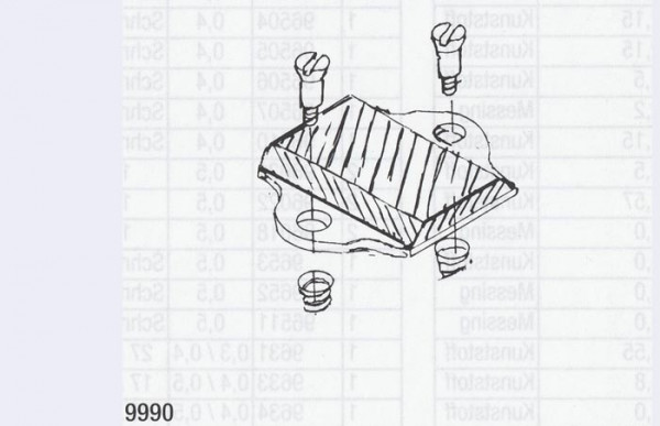 Weinert 9990 - Schienenreinigungsklotz