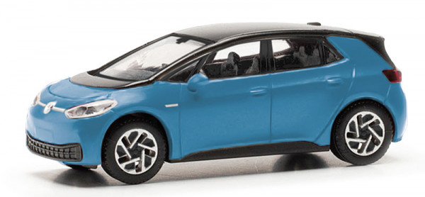 Herpa 421126-002 - VW ID. 3, solid ocean blue