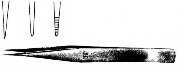 Weinert 2326 - Pinzette, spitz glatt