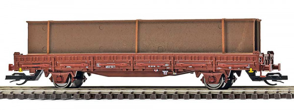 Busch 31520 - Flachwagen Ks/Stahlträger TT