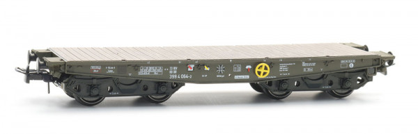 Artitec 20.284.29 - DB Schwerlastwagen SSy55 olivgrün Ep.4-5, mit Bundeswehr-Logo
