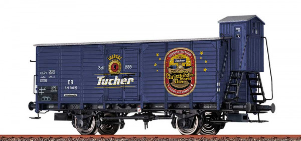 Brawa 51391 - DB Bierlwagen G10 mit Bremserhaus "Tucher - Christkindlesmarkt-Bier" Ep.3