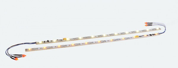 ESU 50702 - Set Innenbeleuchtung mit Schlussicht, 255mm, 11 LEDs, Gelb für Spur N,TT, H0