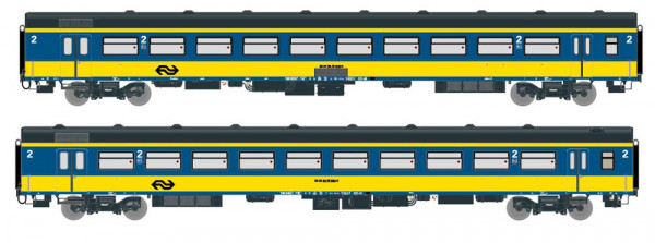 Exacttrain 11062 - 2-er Set NS ICR (Originalversion) für den nachverkehr nach België, Deutchsland un
