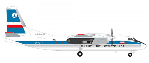 Herpa 572996 - LOT Polish Airlines Antonov AN-24B