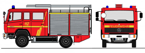 Loewe 4064 - MERCEDES BENZ 917 (LN2) - LF 8/6 - Fw. Krefeld-Fischeln