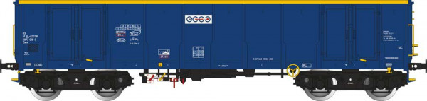 Albert Modell 597050 - PKP offener Güterwagen Eaos blau Ep.6, ECCOR