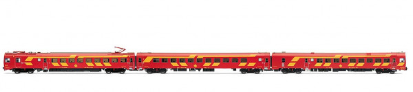 Electrotren HE2020D - RENFE, elektrischer Triebzug der Reihe 444, Triebzug 444-004 in rot-gelber Far