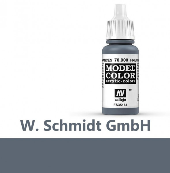Vallejo 770900 - Model Color Farbe Französisch Blau, Matt, 17 ml