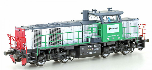 Mehano 90566 - Captrain Diesellok Vossloh D100 105 Ep.6, DCC + Sound