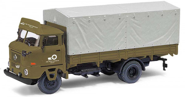 ESPEWE 95199 - IFA W50 L Pritsche/Planenwagen, KV Halle