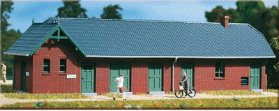 Auhagen 13314 - Bahnhofstoilette mit Stallung