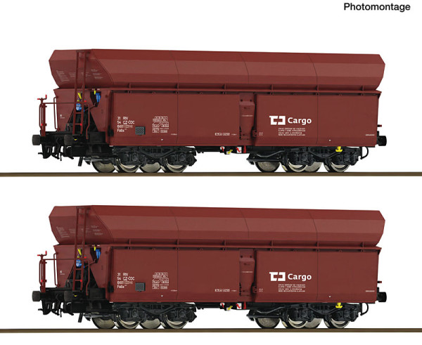 Roco 6600426 - CD 2er Set Selbstentladewagen CD Cargo Fads E6