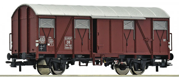 Roco 6600274 - DB gedeckter Güterwagen Typ Gmhs 53 Ep. 3