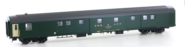LSModels 472010 - SBB UIC-X Packwagen Dms grün Ep.4a