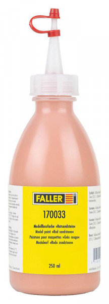 Faller 170033 - Modellbaufarbe Rotsandstein,