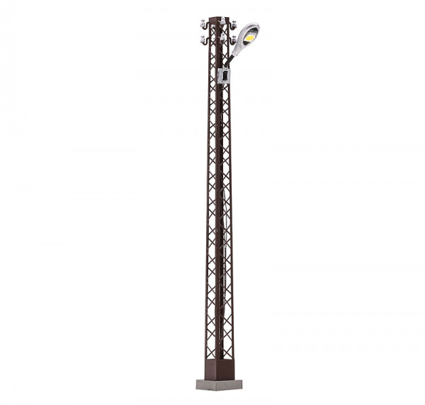 Busch 4183 - Rost Gittermastl. weiß oval H