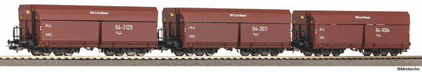 Piko 28329 - DR Set 3-teilig Selbstentladewagen Fad6770 Ep.4, BKK Erich Weinert