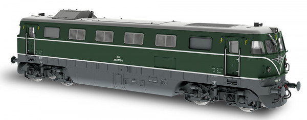 Jägerndorfer JC20522 - ÖBB Diesellok Reihe 2050 tannengrün Ep. 3, mit DCC-Decoder + Sound