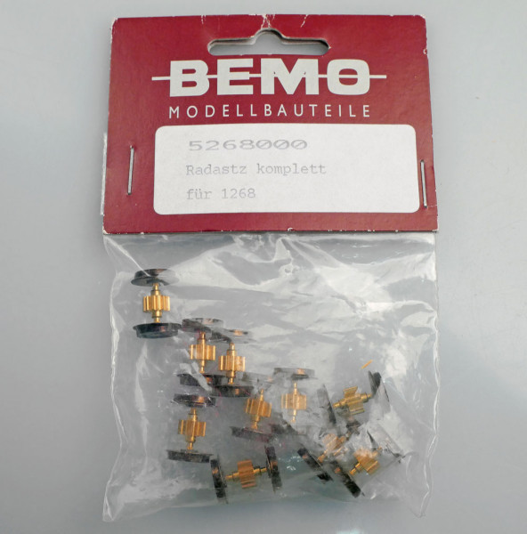 Bemo 5268000 - Radsatz H0m, 4-fach für 1268