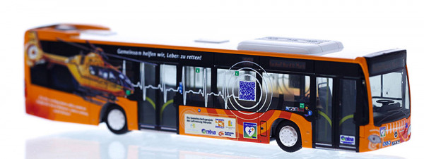 Rietze 73511 - Mercedes-Benz Citaro ´15 rebus Rostock - Rettungsbus