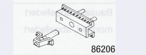 Weinert 86206 - Pufferbohlenaufsatz Gernrode