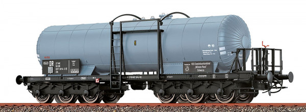 Brawa 58223 - DR Kesselwagen 6-achsig ZZh "VEB Chemiefaserkombinat Wilhelm Pieck" Ep.4