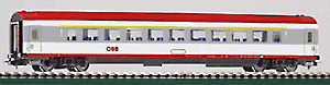 Piko 57614 - ÖBB IC Großraumwagen 1.Kl Ep.5 1:100 Amz, neue Farbe grau/rot