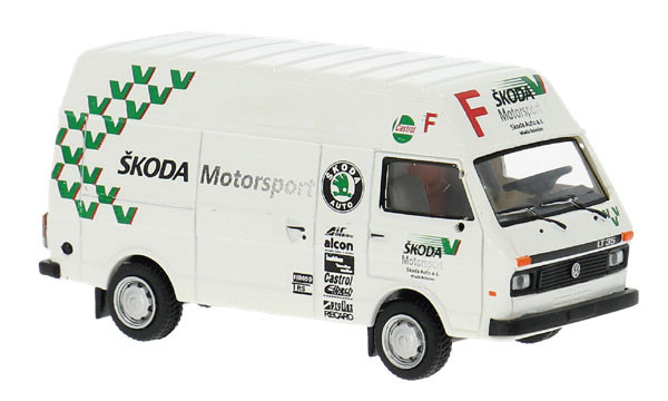 Brekina 34957 - VW LT 35 von Skoda-Motorsport