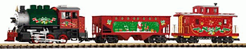 Piko 37105 - Weihnachts-Startset mit Dampflok und 2 Güterwagen mit Weihnachtsmotiven