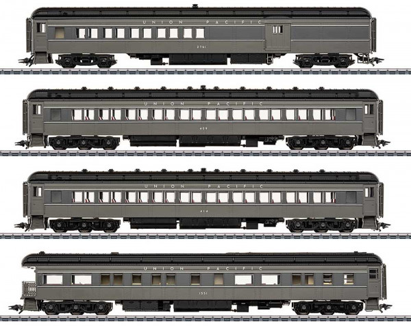 Märklin 43629 - US Set 4-teilig Reisezugwagen "Heavyweight"der UP Ep.3-4